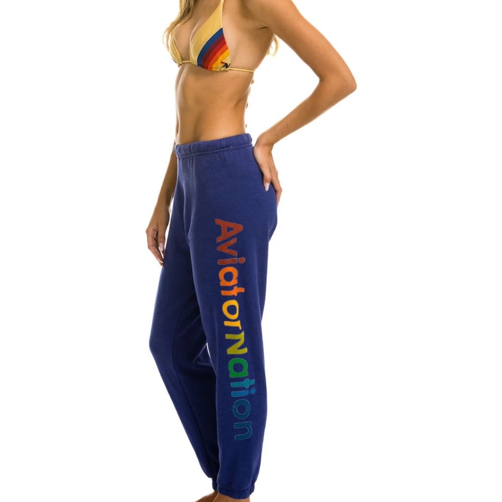Aviator Nation Dark Blue Sweatpants